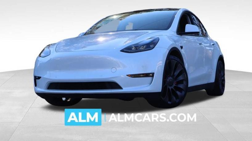 TESLA MODEL Y 2021 5YJYGDEF8MF269311 image